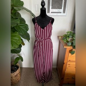 Burgundy Jumpsuit